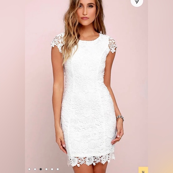 Lulus Hidden Talent Backless Ivory Lace Dress - Picture 3 of 13